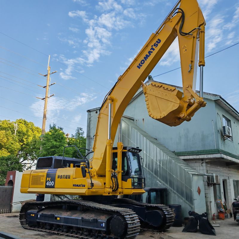 High Digging Power Digunakan Crawler excavator Komatsu PC400, Second Hand mini Excavator PC400-7 untuk dijual