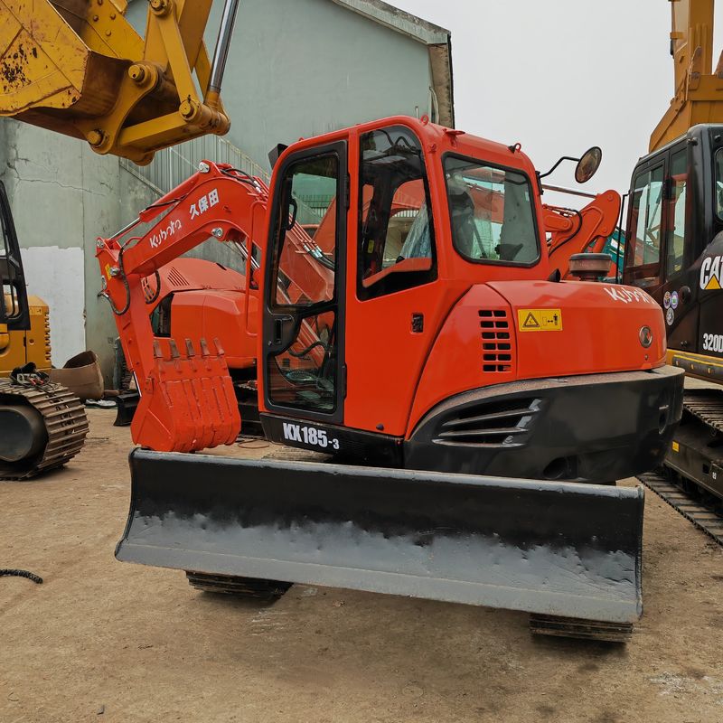 digunakan ukuran tengah excavator kubota185/siap untuk mengirim bekas excavator Kubota 185 di jual
