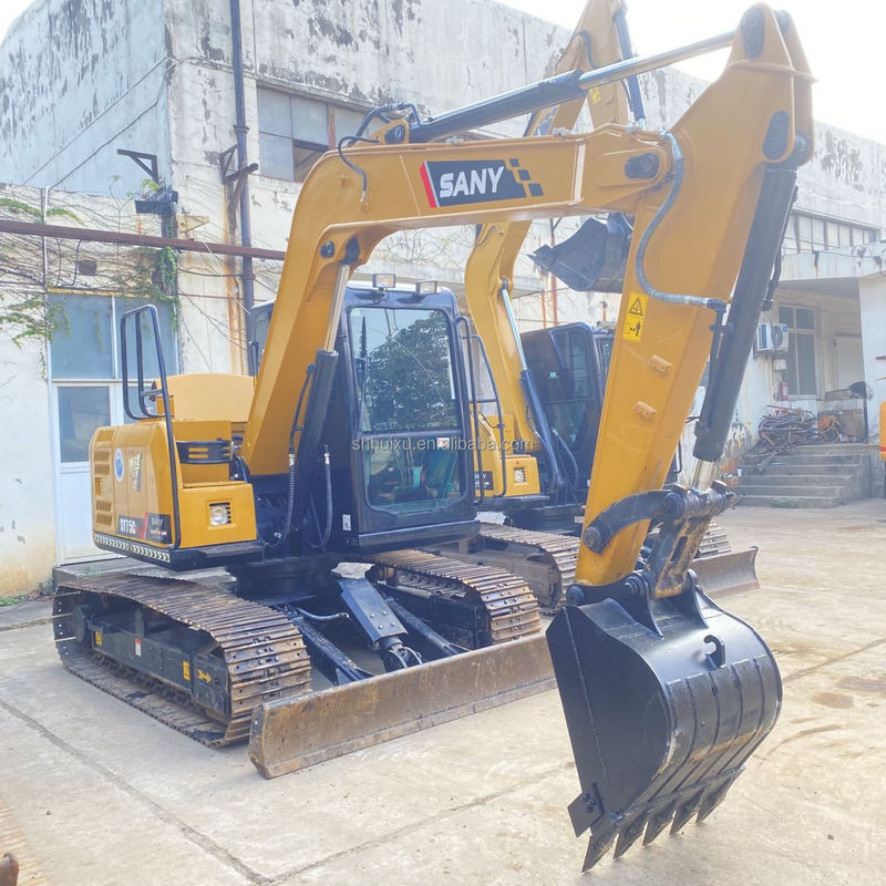 Cina Original Digunakan Sany Excavator 75c SY75C-10 SY75C-8 SY75C-9 Mini Excavator 8 Ton