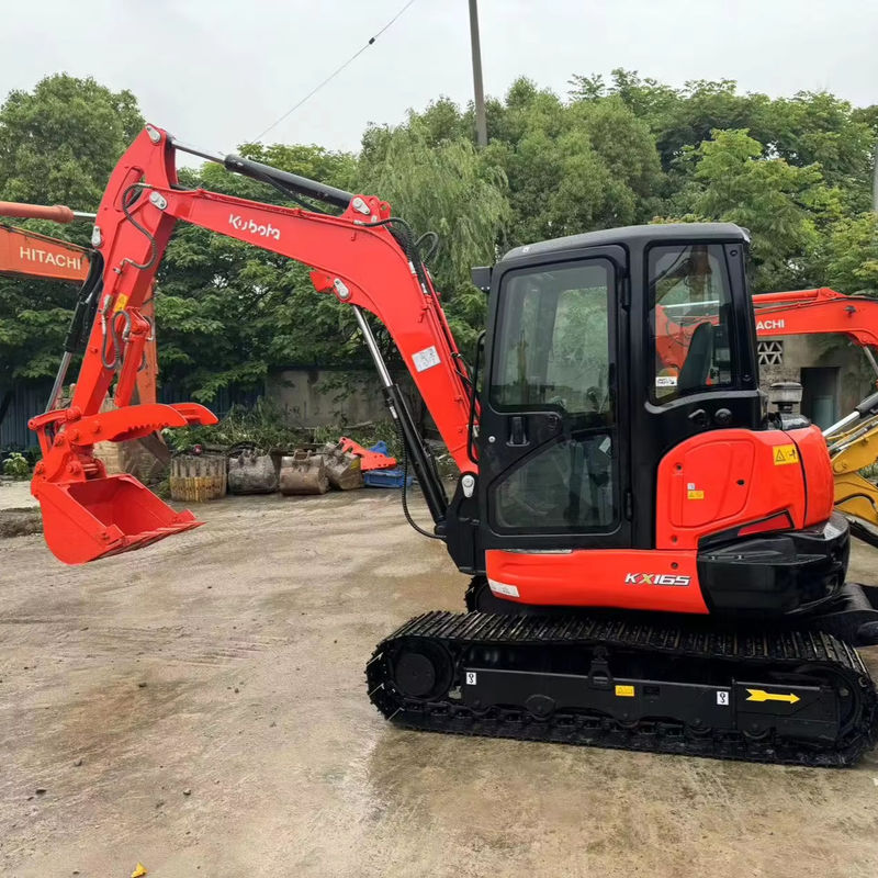 Harga murah bekas excavator 6.5Ton Hydraulic KUBOTA KX165 penggali bekas KUBOTA165 excavators asli Jepang untuk dijual