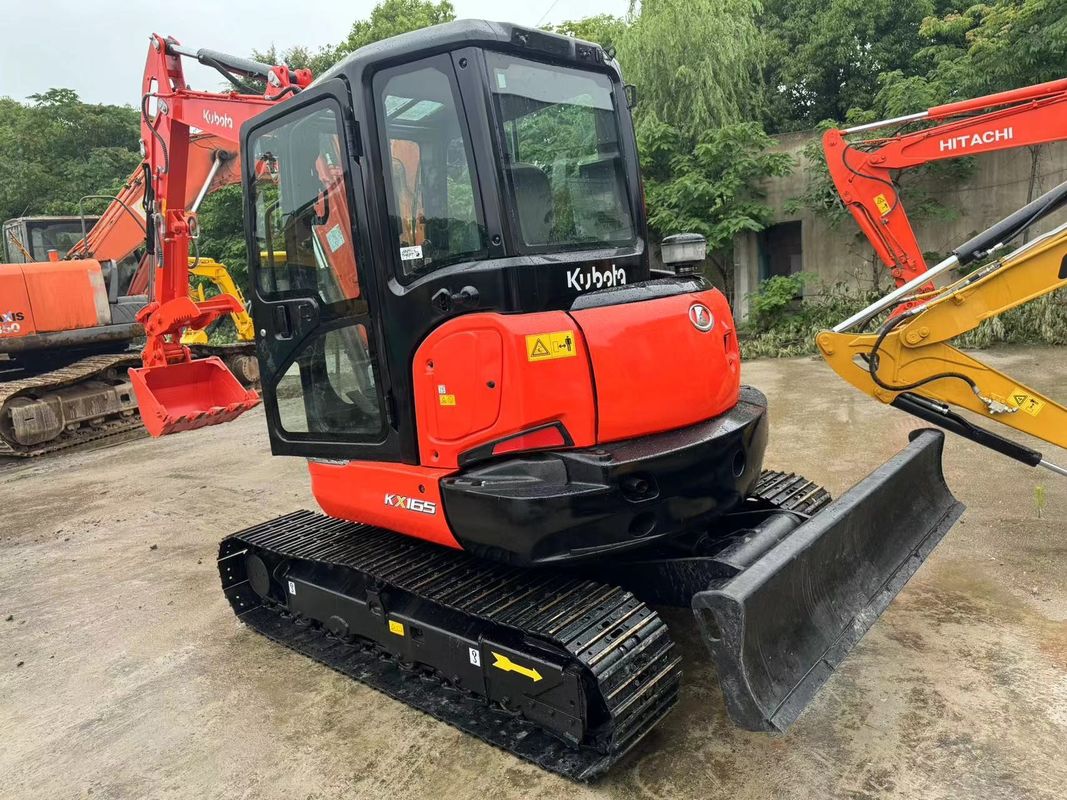 Harga murah bekas excavator 6.5Ton Hydraulic KUBOTA KX165 penggali bekas KUBOTA165 excavators asli Jepang untuk dijual