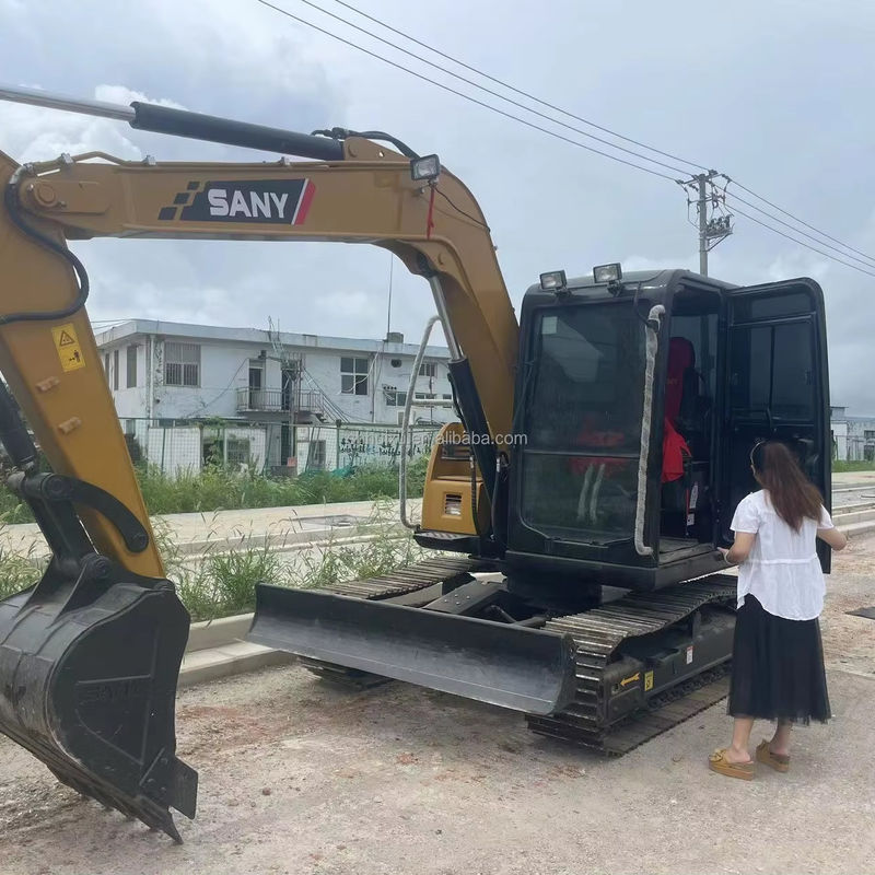 Digunakan excavator ukuran mideum digunakan sany 75c/detik tangan sany 75c di jual