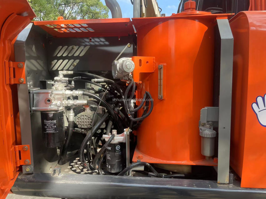 12000kg Zx120 Digunakan Hitachi Excavator Second Hand Dengan Cat Asli 0.51m3