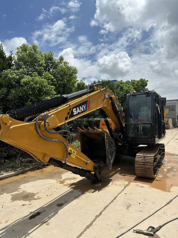 Tenaga Penggalian Tinggi Mesin Asli Warna Kuning Digunakan Sany 135 13 Ton