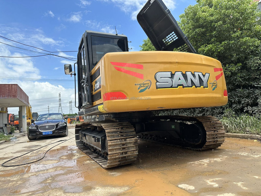 Tenaga Penggalian Tinggi Mesin Asli Warna Kuning Digunakan Sany 135 13 Ton