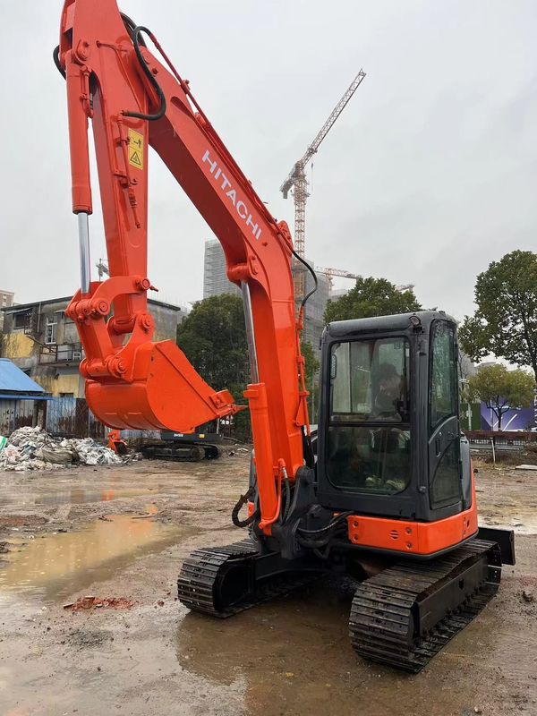 5500kg Digunakan Mini Excavator Hitachi Zx50u Second Hand Excavator Warna asli