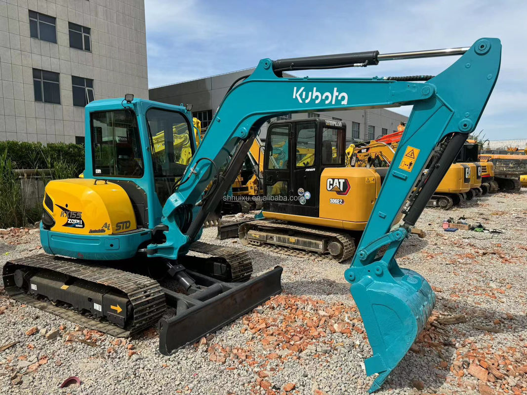 Mini Digunakan Crawler Excavator Kubota 155 Tangan Kedua Low Working Hours Excavator