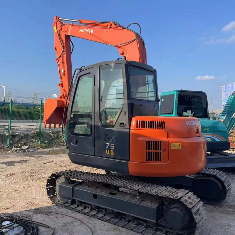 7.1 Ton Digunakan Original Hitachi Zx70 Zx75 Mini Excavator 0,33m3