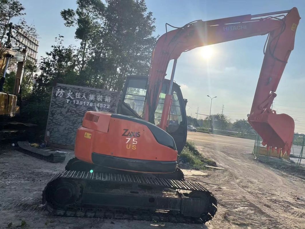 7.1 Ton Digunakan Original Hitachi Zx70 Zx75 Mini Excavator 0,33m3