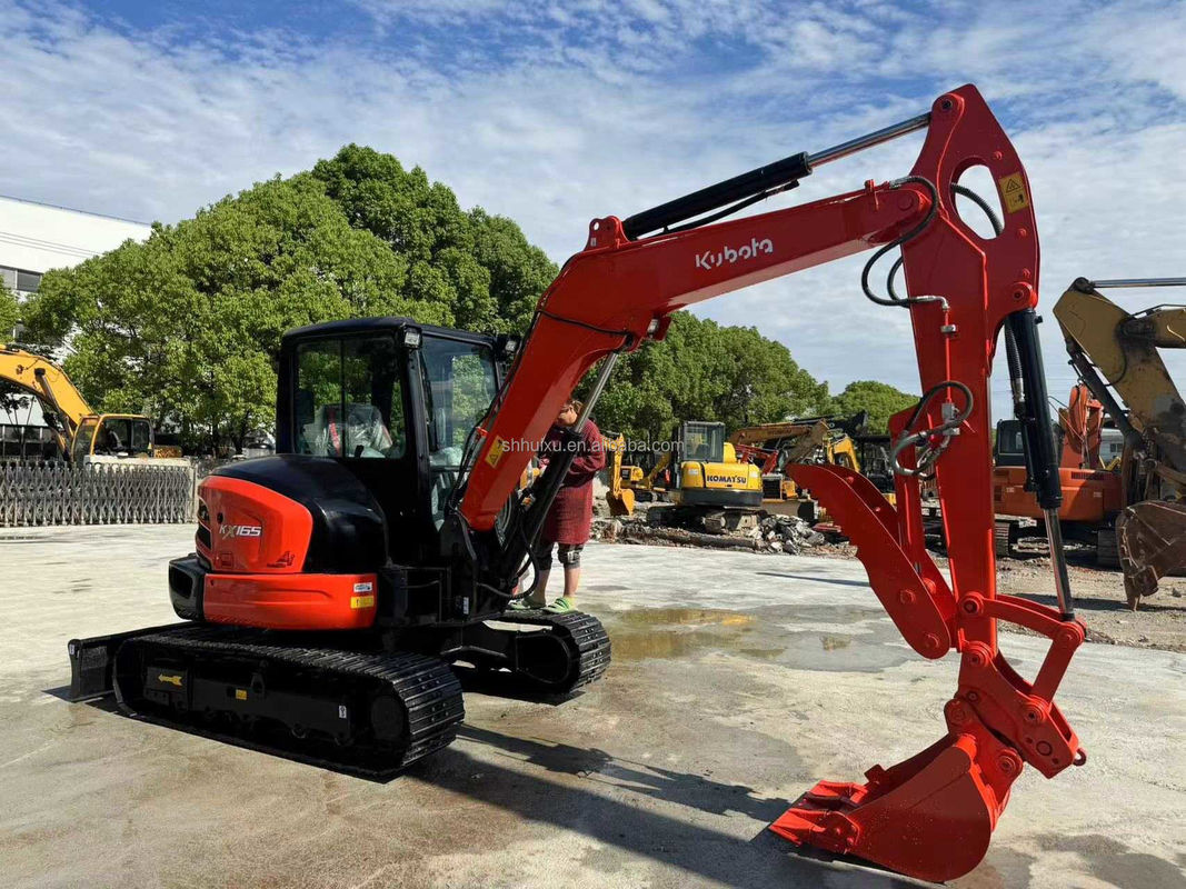 Mini KUBOTA KX165 Digger Crawler Jenis Pindah
