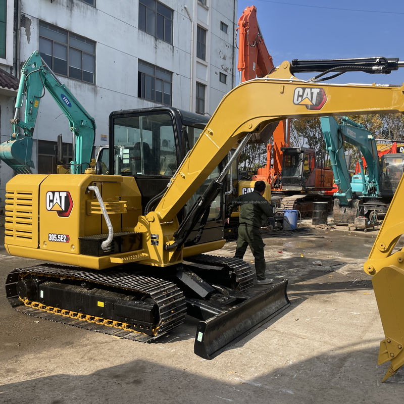 Super Pengalaman Digunakan CAT 305.5 excavator CAT 305.5E2 mini excavator Untuk dijual harga murah
