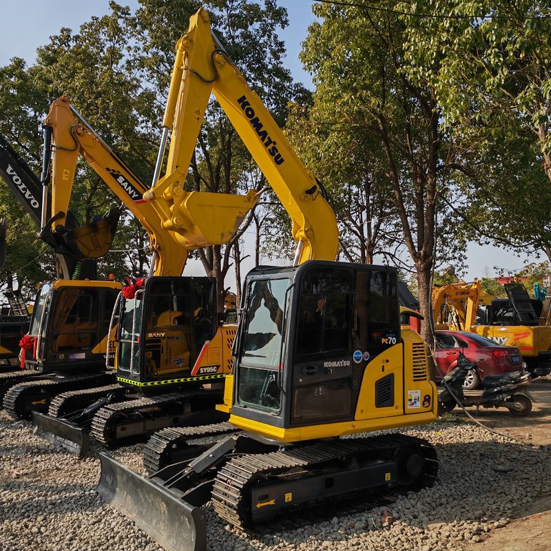 waktu kerja yang rendah digunakan excavator komatsu pc70-8/kekuatan tinggi digunakan excavator Komatsu pc70-8