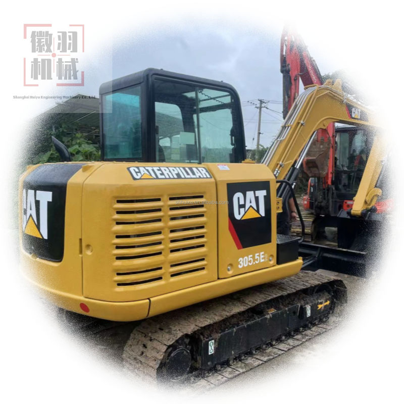 NEW modele Digunakan CAT 305.5 excavator CAT 305.5E2 mini excavator Untuk dijual