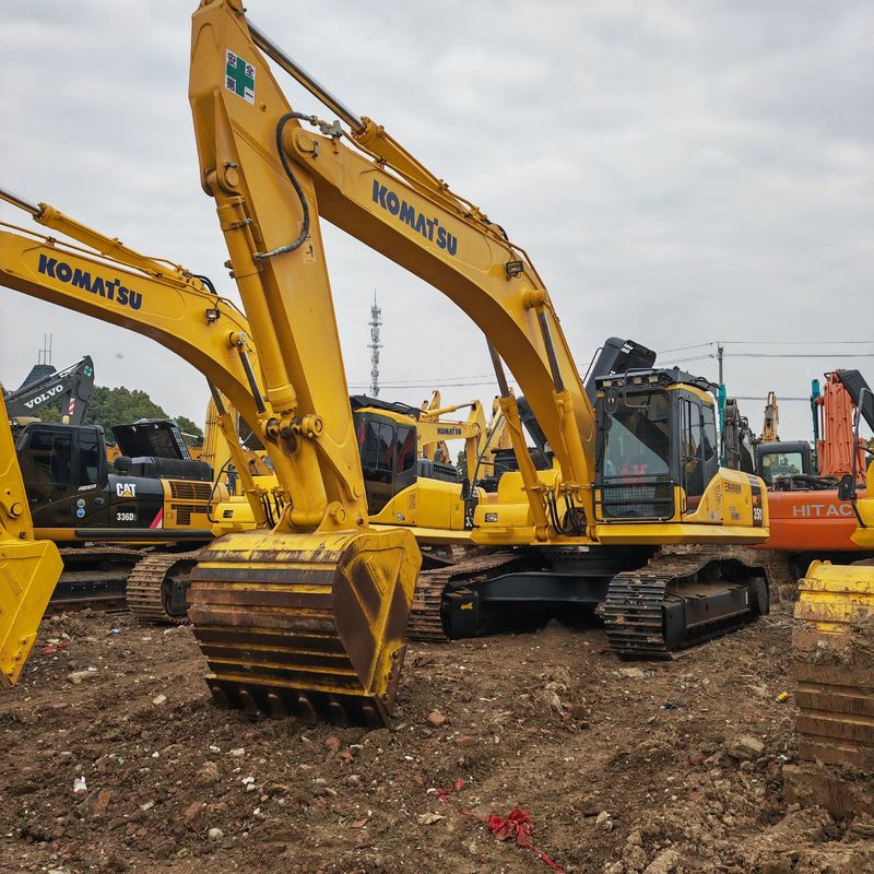 35000KG Mesin yang Digunakan untuk Penggalian Komatsu PC350-7 Perbaikan Mesin Tangan Kedua