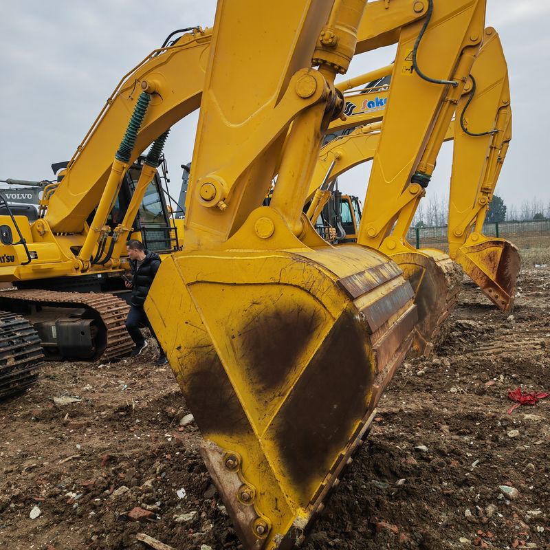 35000KG Mesin yang Digunakan untuk Penggalian Komatsu PC350-7 Perbaikan Mesin Tangan Kedua