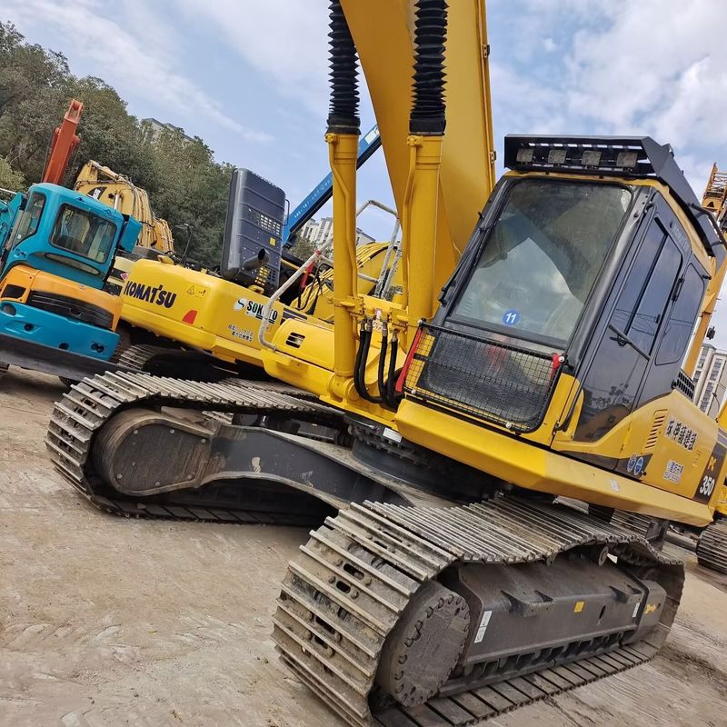 warna asli bekas excavator komatsu pc350-7/second hand excavator komatsu pc350-7 dijual