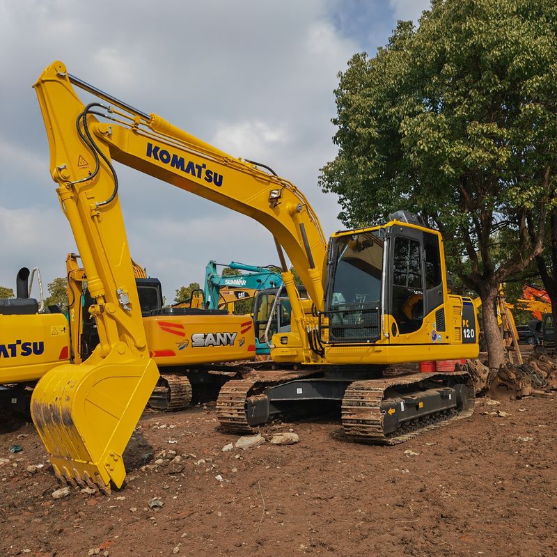 warna asli digunakan komatsu excavator komatsu pc120/tangan kedua harga rendah excavator komatsu pc120
