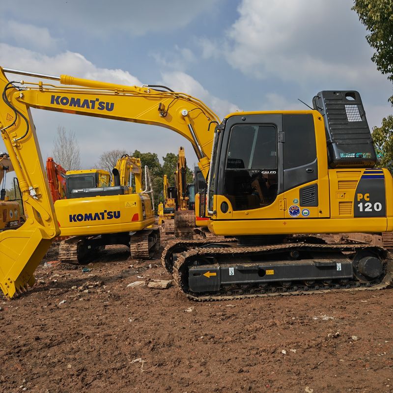 warna asli digunakan komatsu excavator komatsu pc120/tangan kedua harga rendah excavator komatsu pc120