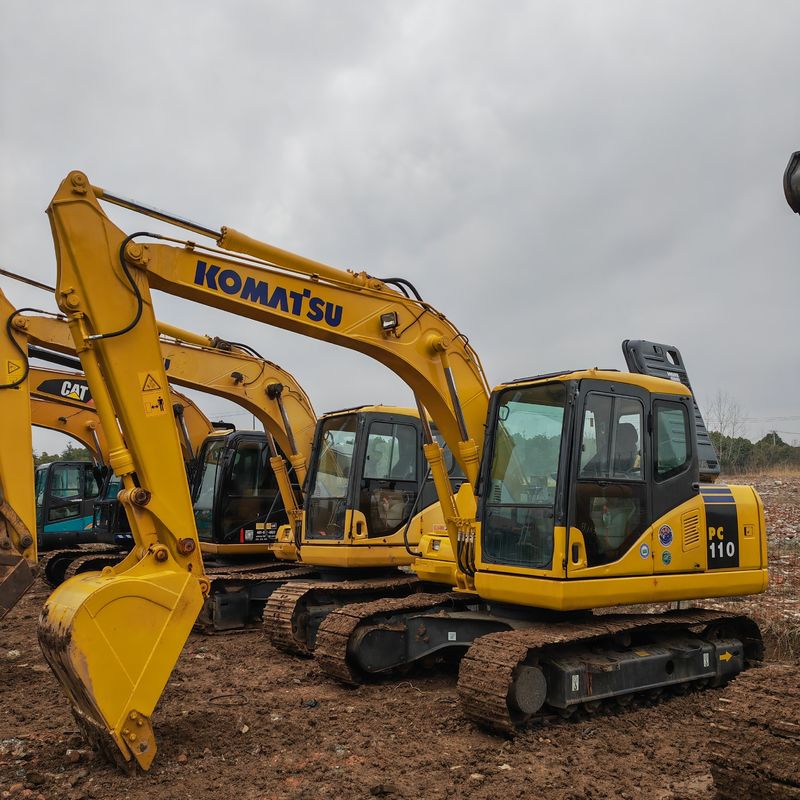warna asli digunakan Komatsu pc110/Hydraulic Crawler excavator digunakan komatsu pc110 dijual