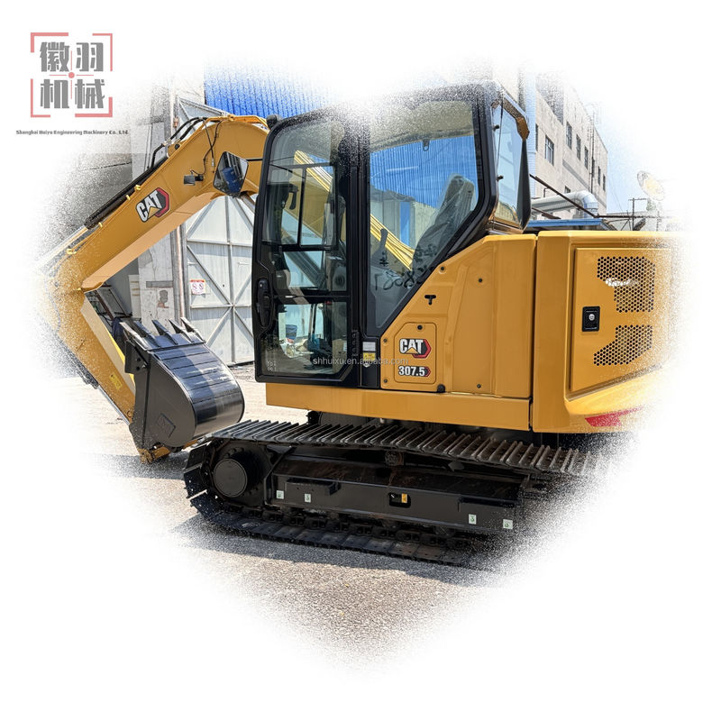 Digunakan Caterpillar 307.5 diproduksi pada tahun 2023 Mini Digunakan Excavator mini cargador mesin konstruksi