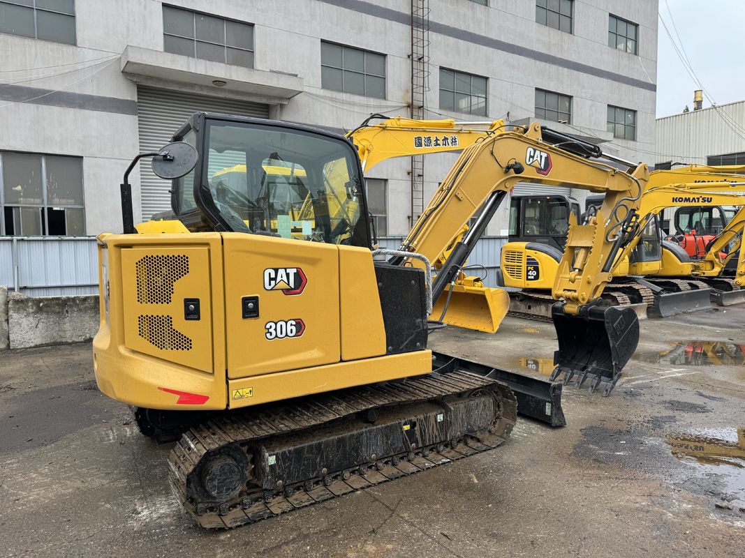 Excavator Digunakan Caterpillar cat306 307.5 308 bekas Jepang mesin cat 306 sertifikat EPA