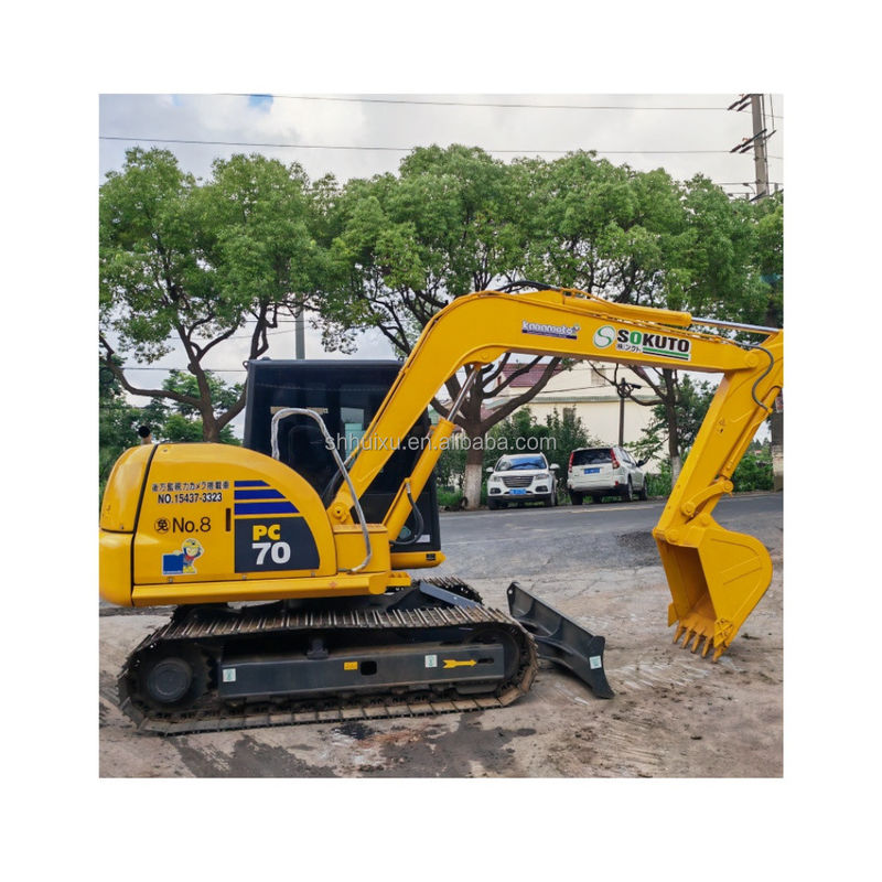 7 Ton Warna Asli Digunakan Komatsu Excavator Komatsu Pc70 7000KG