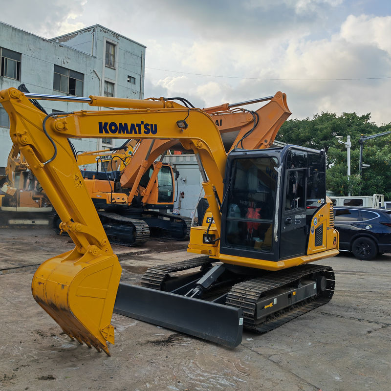 7 Ton Warna Asli Digunakan Komatsu Excavator Komatsu Pc70 7000KG