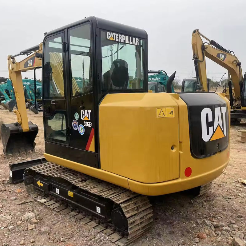 Original Jepang CAT306E 305.5 308E 320D Mini excavator bekas/ Memiliki sertifikat EPA konstruksi & bangunan mesin