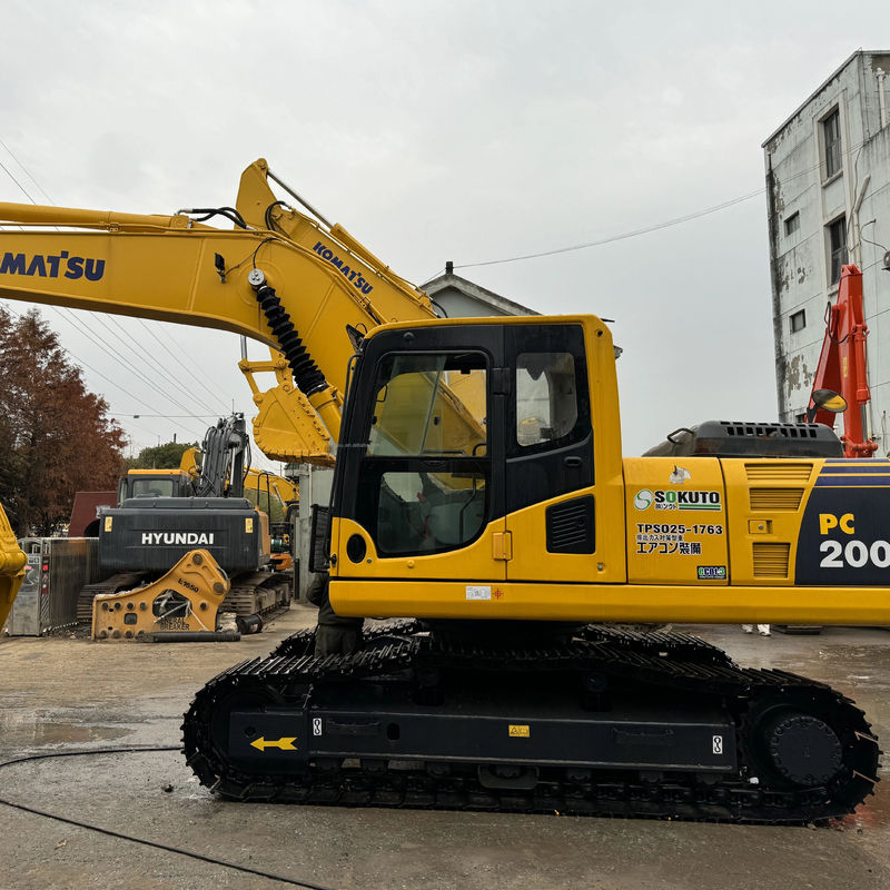 20 Ton Warna Asli Digunakan Komatsu Excavator Pc200 Konstruksi Excavator