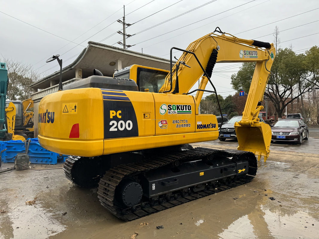 20 Ton Warna Asli Digunakan Komatsu Excavator Pc200 Konstruksi Excavator