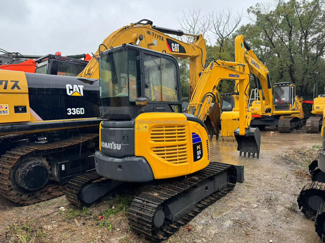 5.5ton mini bekas excavator digunakan komatsu pc55/harga murah kualitas tinggi bekas Komatsu pc55 dijual