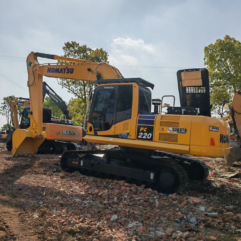 22 Ton Digunakan Excavator Komatsu Pc220 8 Second Hand Original Color