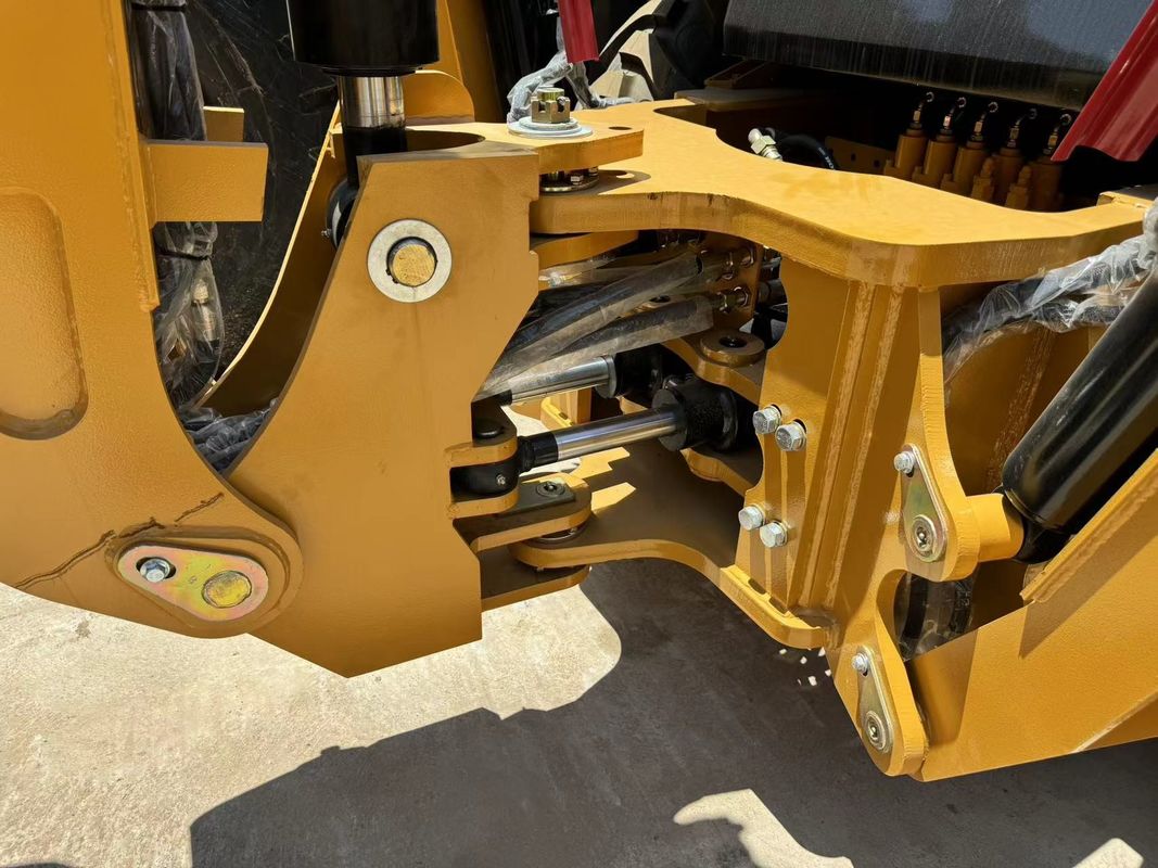Digunakan excavator Caterpillar CAT420F backhoes sibuk di kedua ujung / bekas mesin traktor Jepang dalam kondisi baik