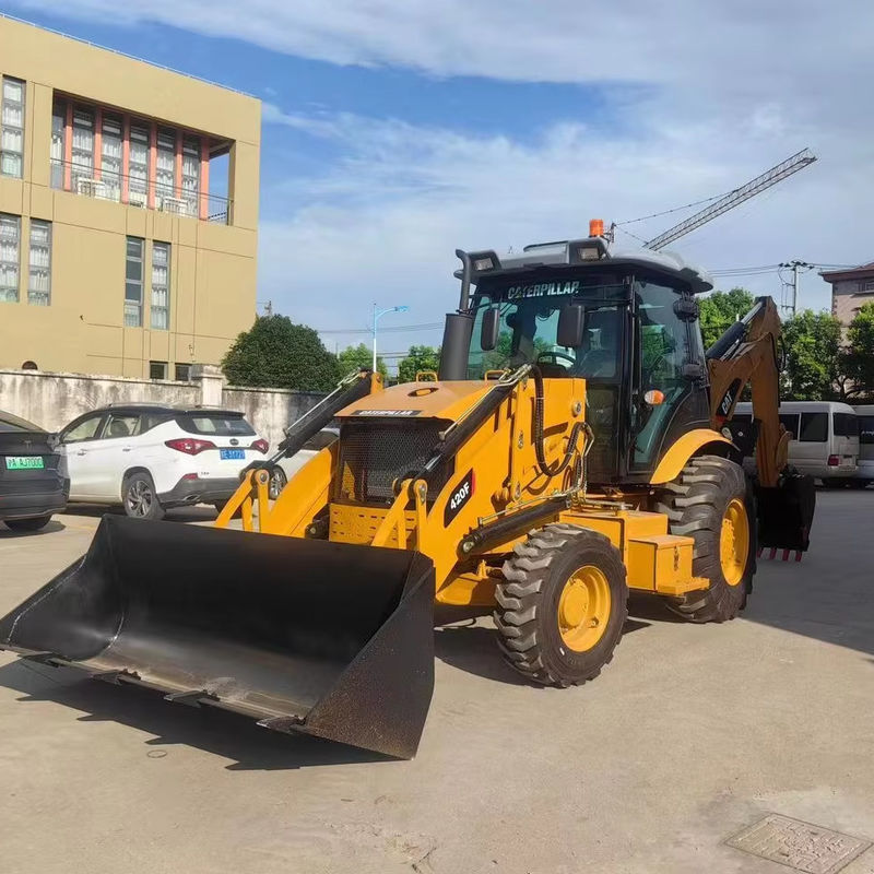 Digunakan excavator Caterpillar CAT420F mesin cat jalan/ bekas Jepang traktor mesin jalan mesin dalam kondisi baik