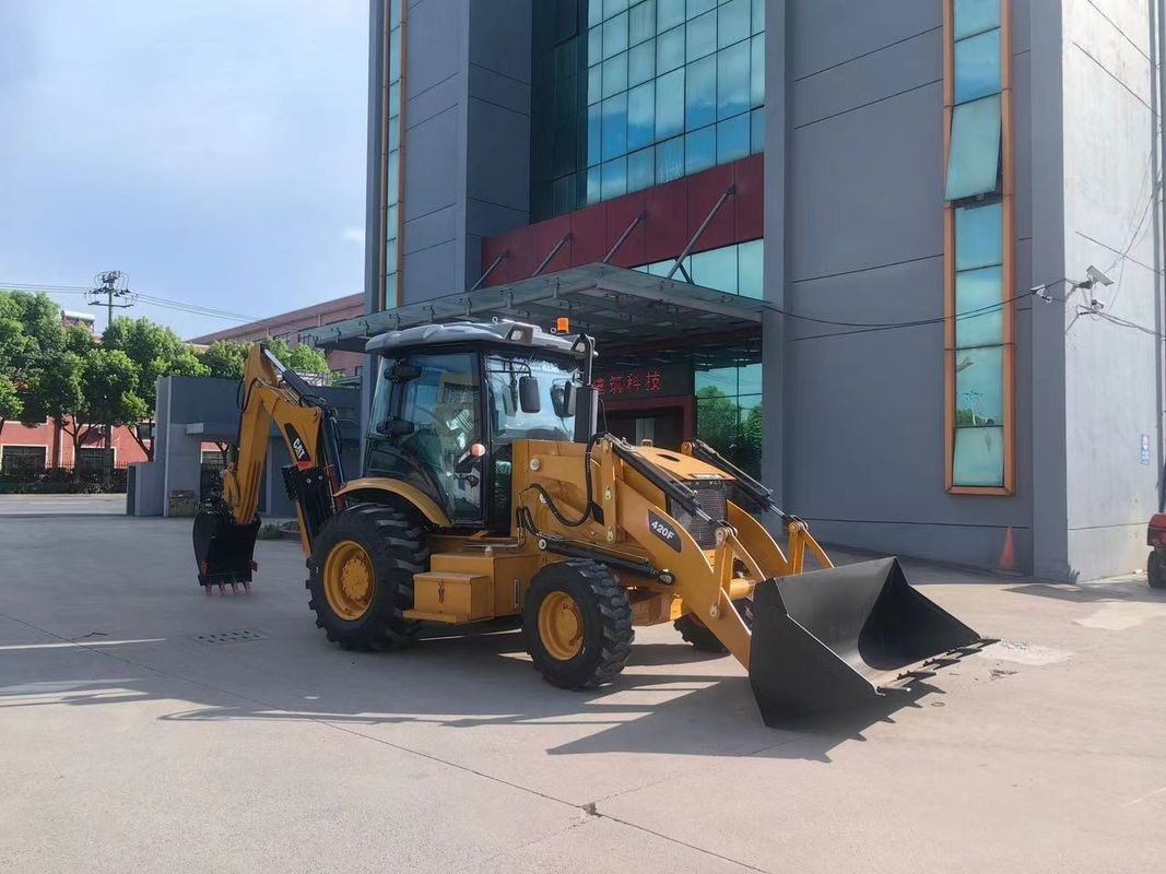 Digunakan excavator Caterpillar CAT420F mesin cat jalan/ bekas Jepang traktor mesin jalan mesin dalam kondisi baik