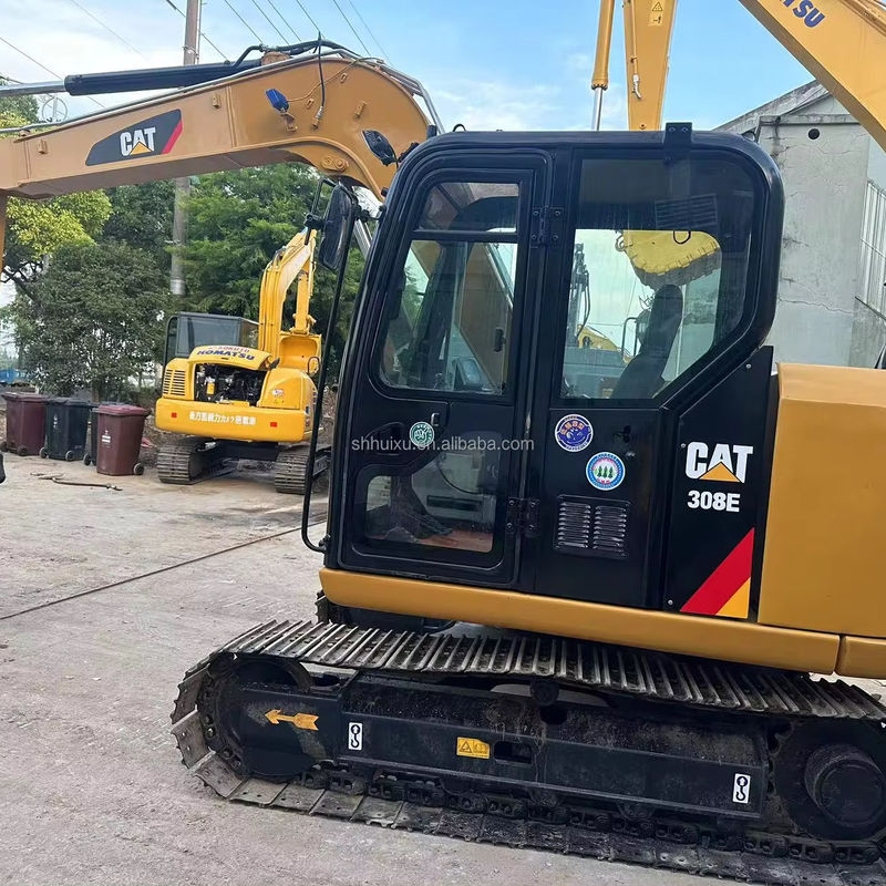 mesin berat digunakan excavator CAT 308E bekas excavator kucing 308e jam kerja rendah
