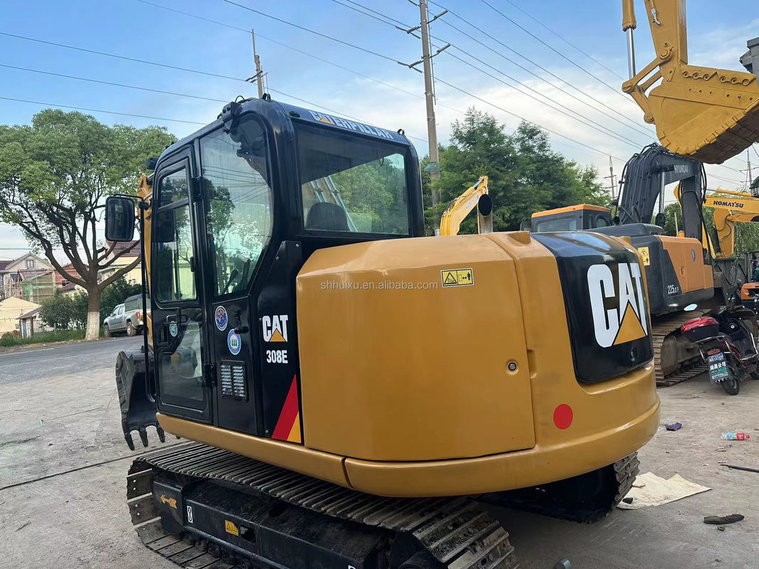 mesin berat digunakan excavator CAT 308E bekas excavator kucing 308e jam kerja rendah