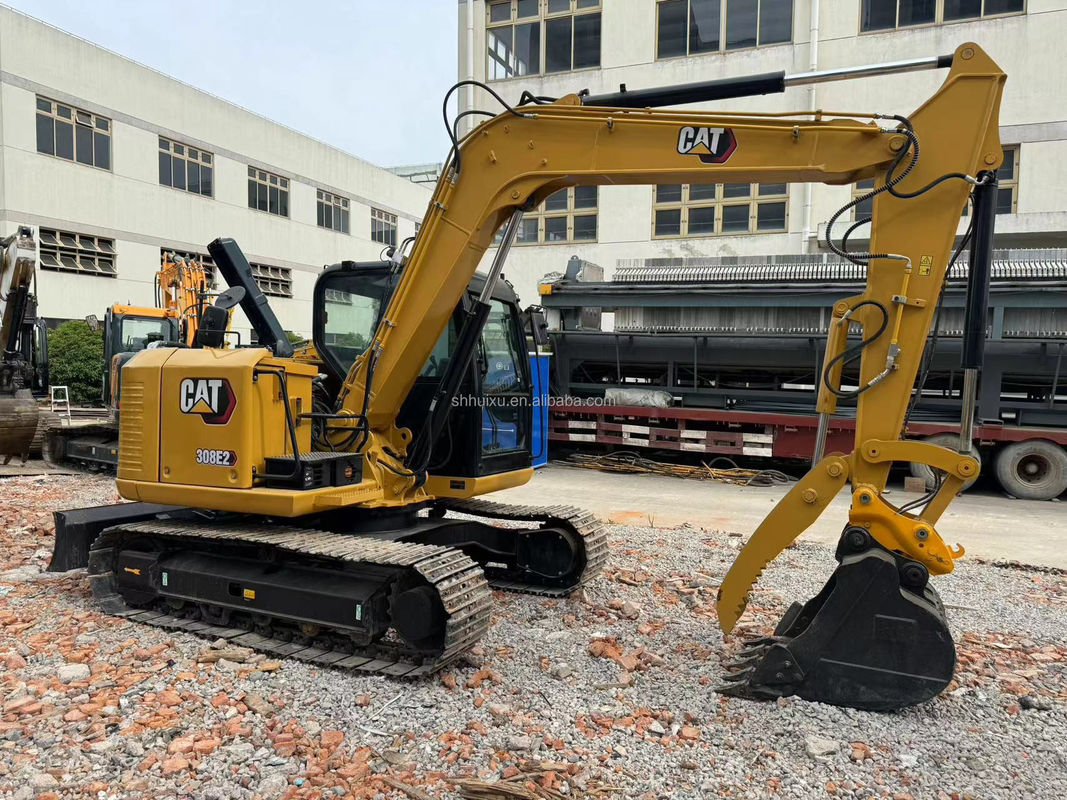 digunakan excavator cat308e kondisi baik bekas excavator cat 308c jam kerja rendah di jual