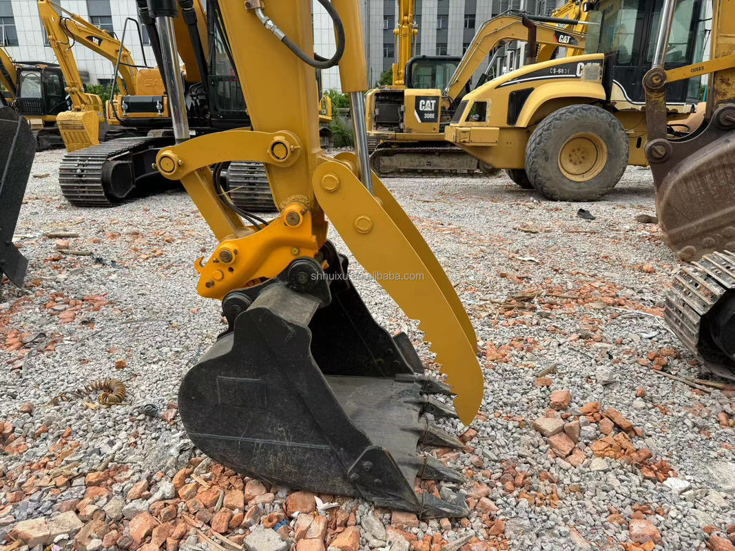 digunakan excavator cat308e kondisi baik bekas excavator cat 308c jam kerja rendah di jual