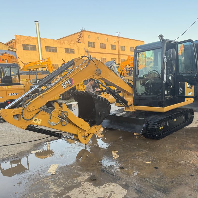 Sesuai dengan standar emisi UE digunakan excavator penggali CAT 305.5E2 memiliki sertifikat EPA dan CE kualitas terbaik harga terbaik
