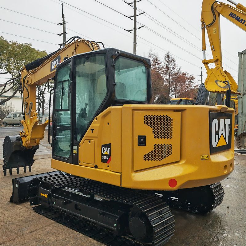 excavator crawler CE/EPA 7 ton mesin kecil mini excavator CAT 307.5 dijual 306 307.5 308 dalam kondisi baik