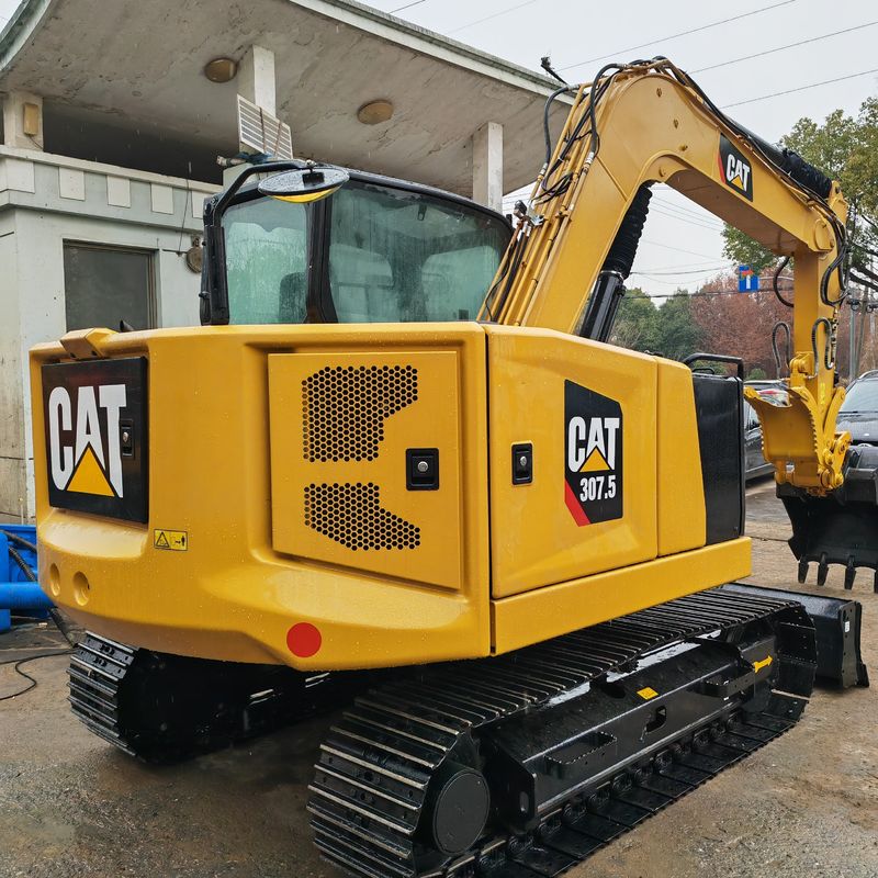 excavator crawler CE/EPA 7 ton mesin kecil mini excavator CAT 307.5 dijual 306 307.5 308 dalam kondisi baik