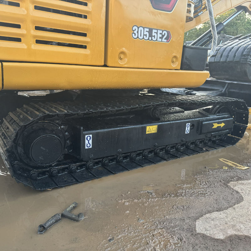 Kondisi baik CAT 305.5 excavator ulat 305.5E2 306 307 excavator dengan dozer, mini bekas excavator CAT jual panas di stok