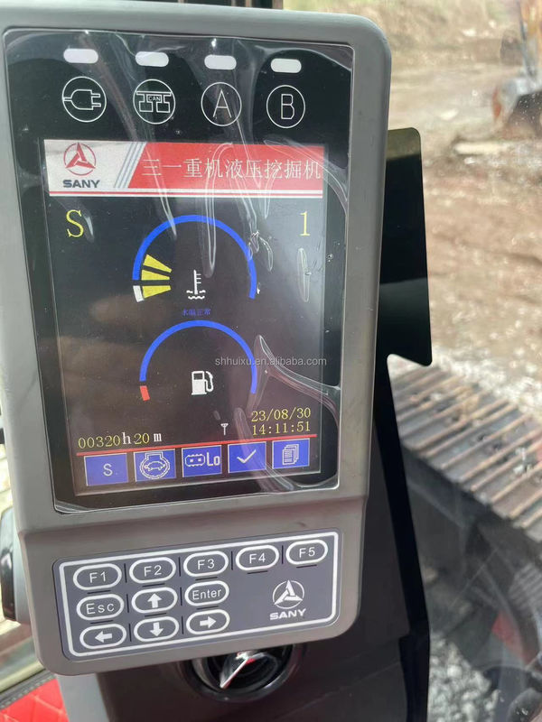 Hampir baru 95% 13,5Ton Sany SY135 bekas excavator penggali bekas crawler mini Cina merek sany untuk dijual