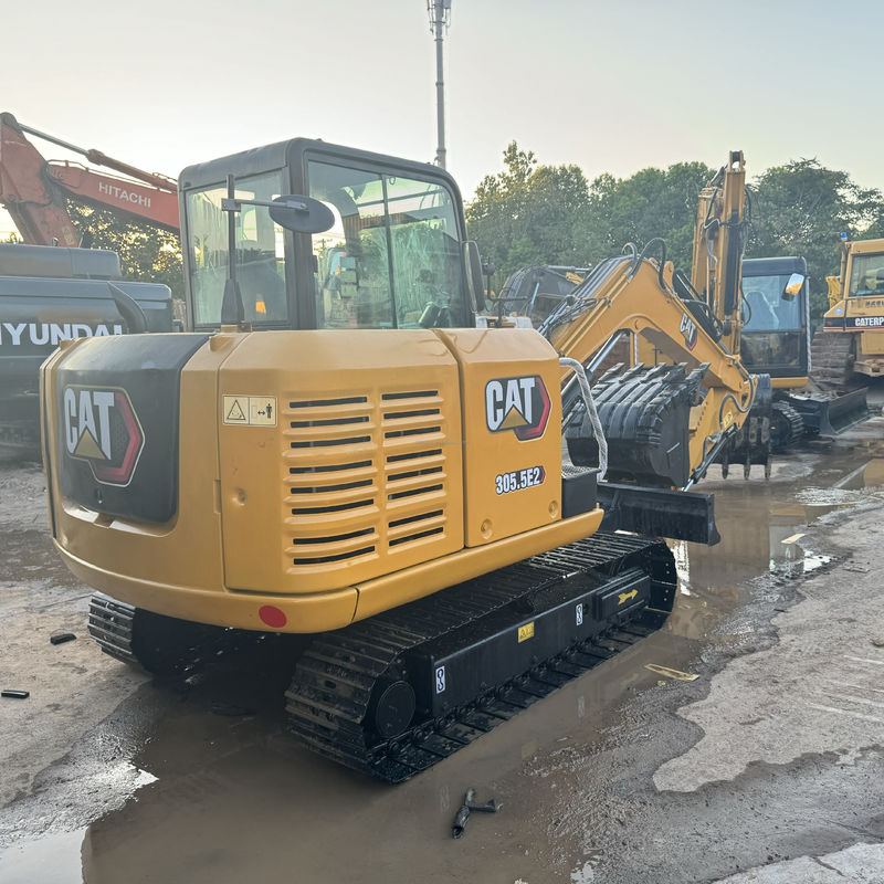 5.5ton kecil digunakan penggali cat305.5e / detik excavator tangan cat 305.5e dijual