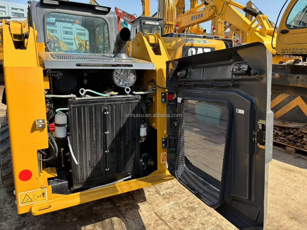 digunakan Mesin Slip CAT 246D3 Caterpillar roda excavator Jepang asli roda excavators
