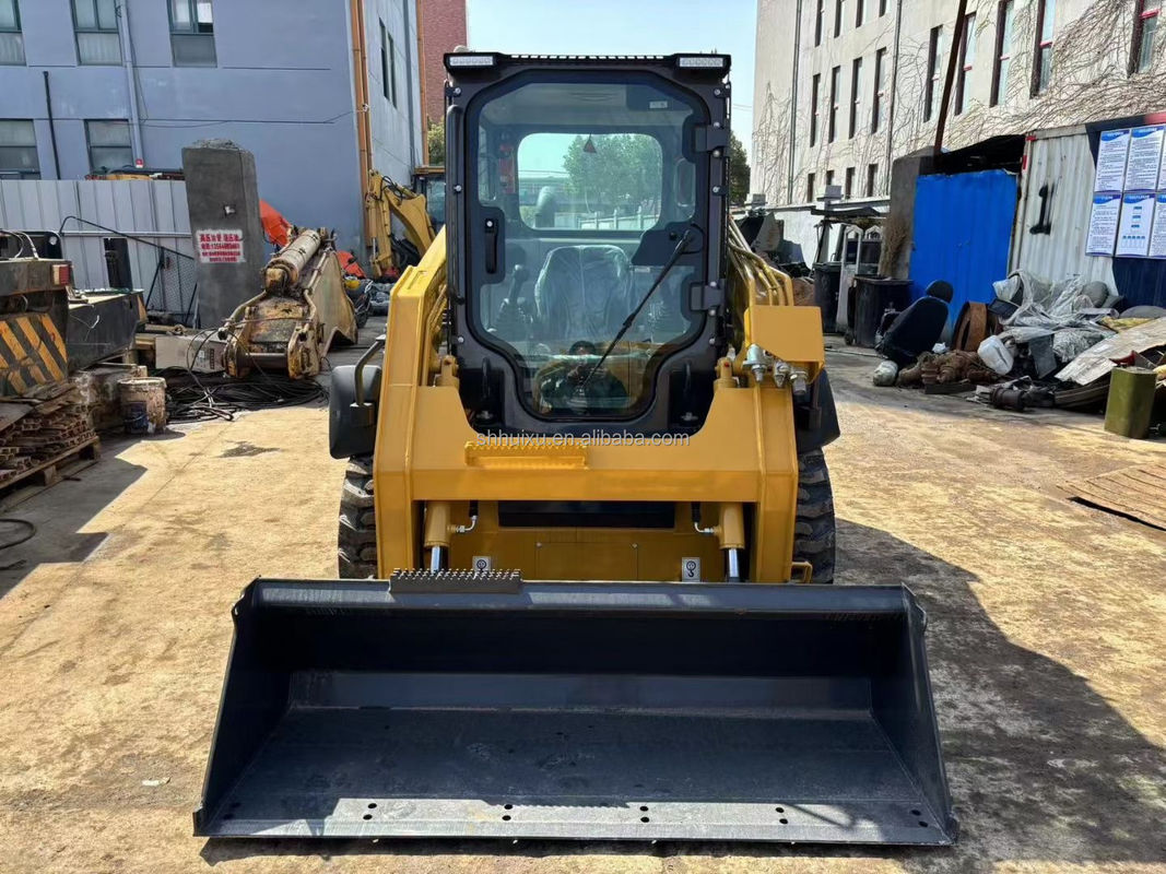 digunakan Mesin Slip CAT 246D3 Caterpillar roda excavator Jepang asli roda excavators