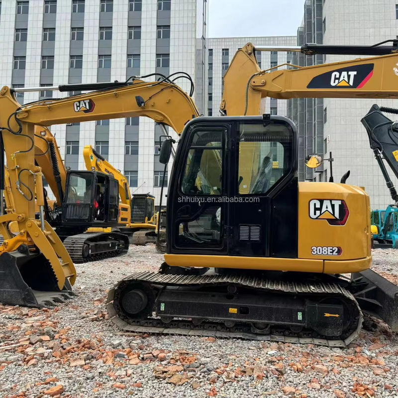Cina murah excavators CAT 308E penggali asli Jepang excavator mesin rumah tangga peralatan CAT308E peralatan lengan