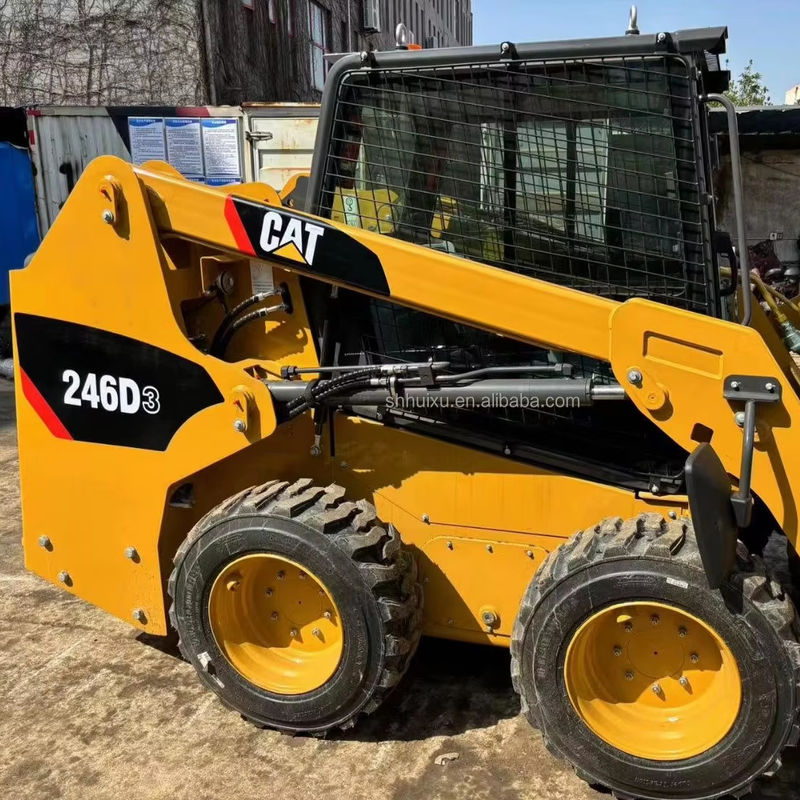 Caterpillar 246D Skid Steer Digunakan Cat 246C Skid Steer Loader Mesin Cat Loader