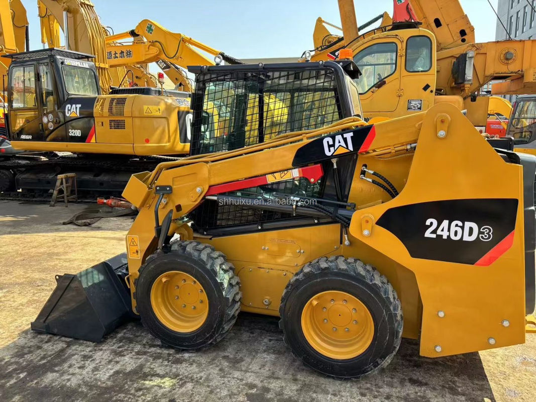 Caterpillar 246D Skid Steer Digunakan Cat 246C Skid Steer Loader Mesin Cat Loader